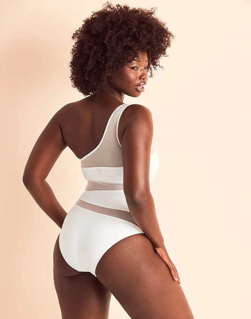 Kimora White Contour swimwear bundle Model 6