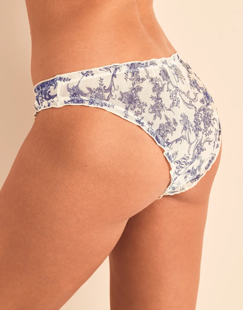 Winette B1 Bikini Novelty Blue panty bundle Model 4