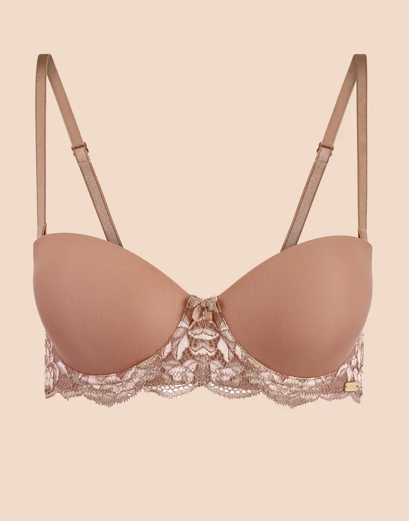Lyza Medium Beige 2 Push Up bra bundle Still 5