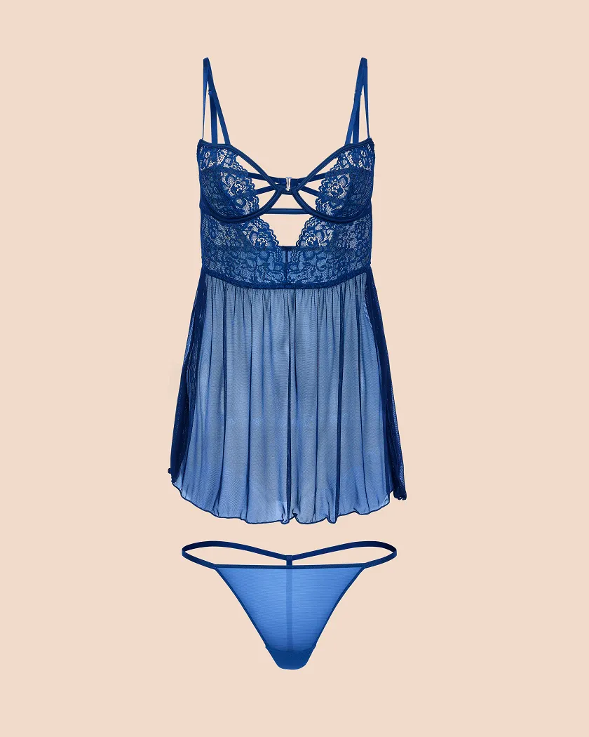 Rae Dark Blue 2 Unlined lingerie bundle Still 3