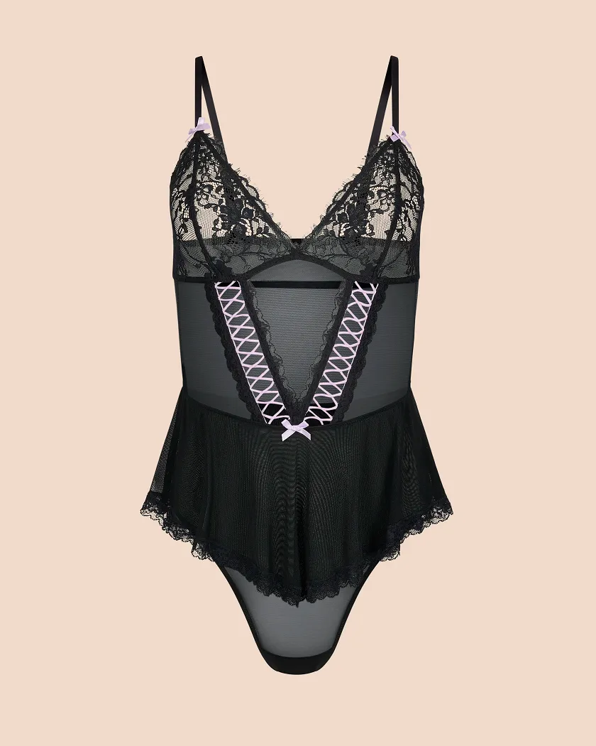 Eleanor Black Unlined lingerie bundle Still 2