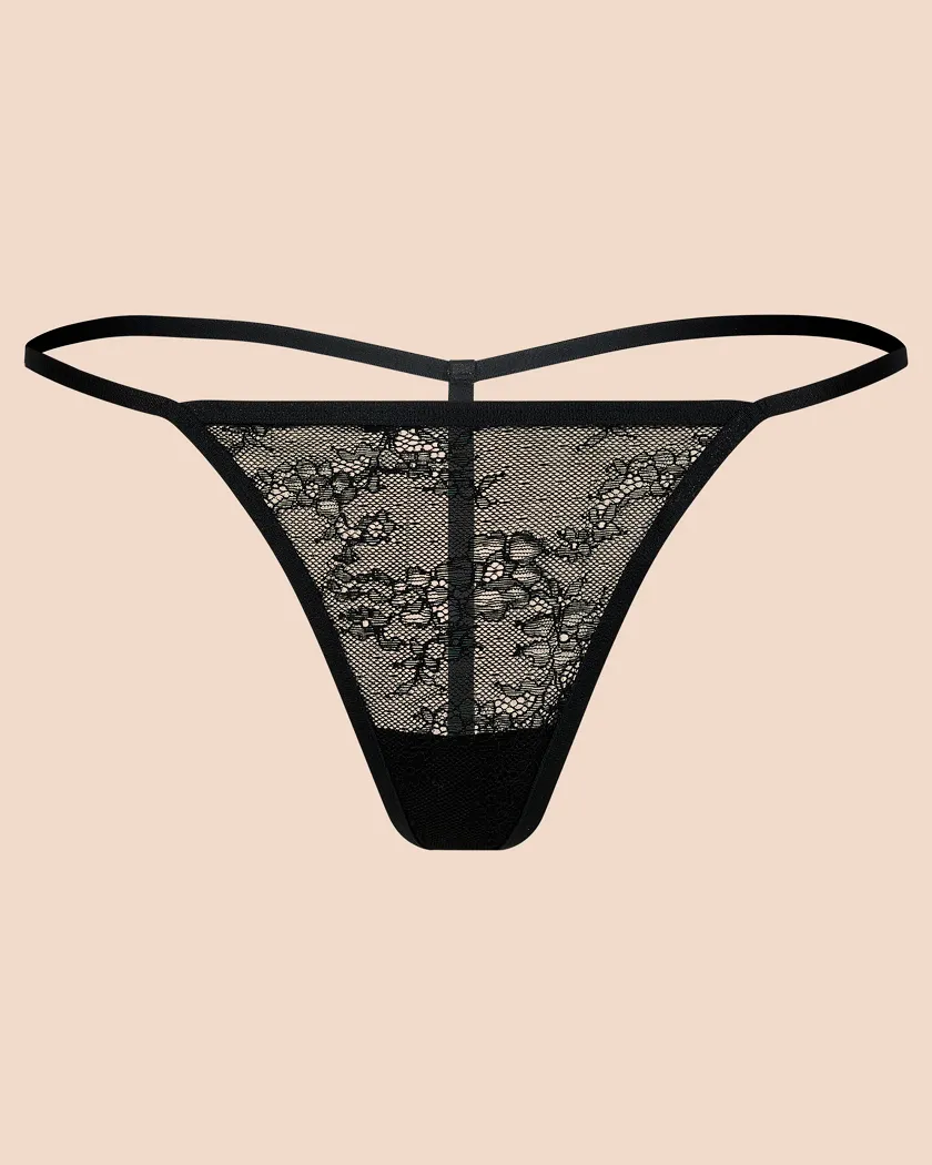Halia G-String Black panty bundle Still 1