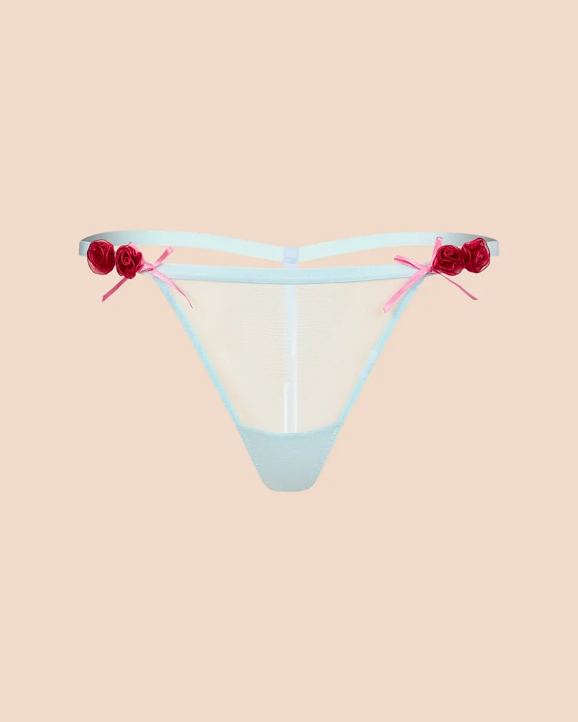 Rosamund G-String Floral Blue panty bundle Still 1