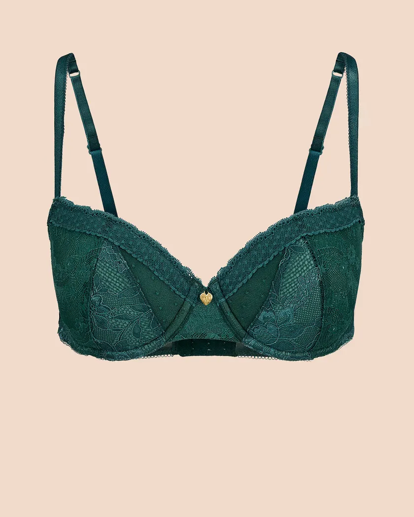 Lucie Dark Green 5 Contour bra bundle Still 5