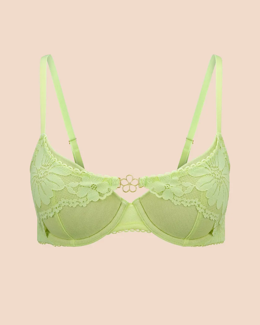 Amaryllis Light Green 2 Lightly Lined bra bundle Still 3