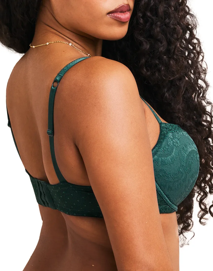Lucie Dark Green 5 Contour bra bundle Model 4
