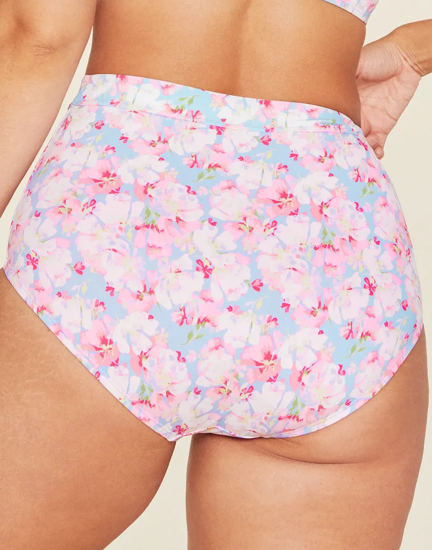Vivien Floral Blue swimwear bundle Model 3