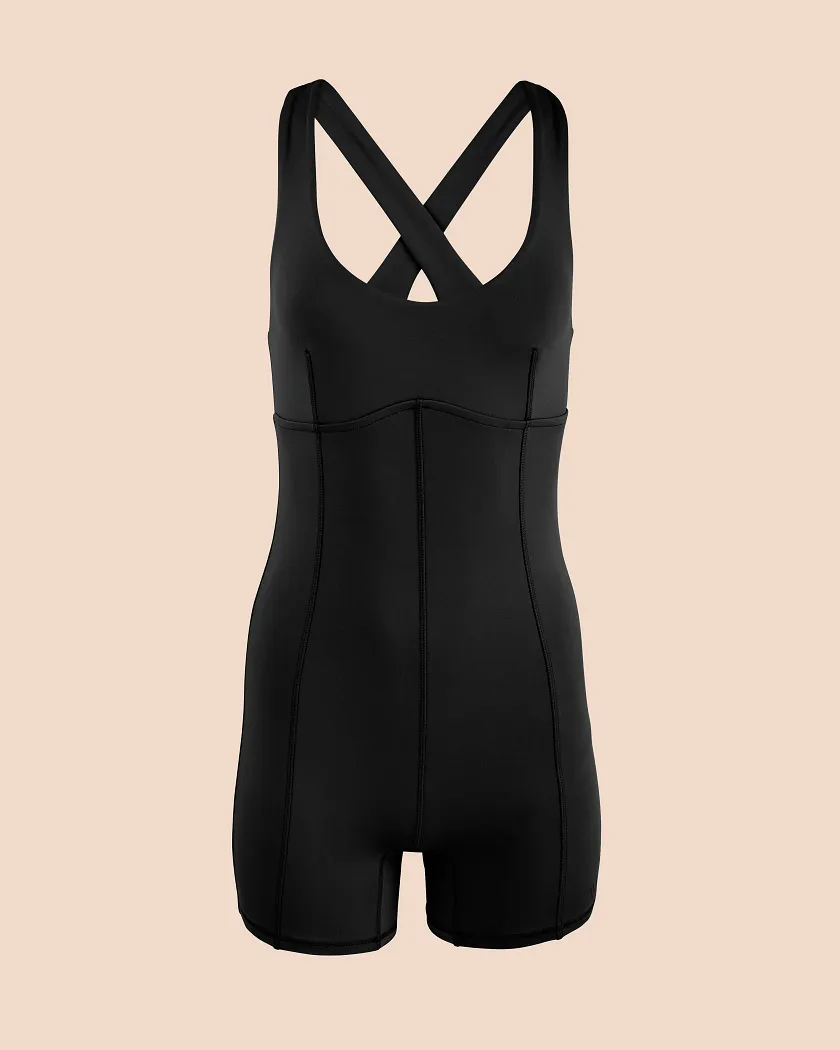 Clarice Black Lined activewear bundle Still 2