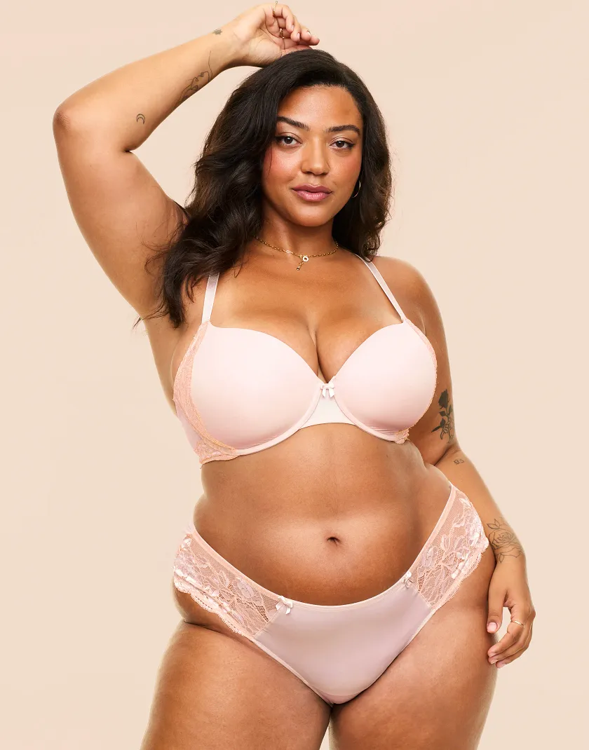 Paxton Light Pink 2 Contour bra bundle Model 7