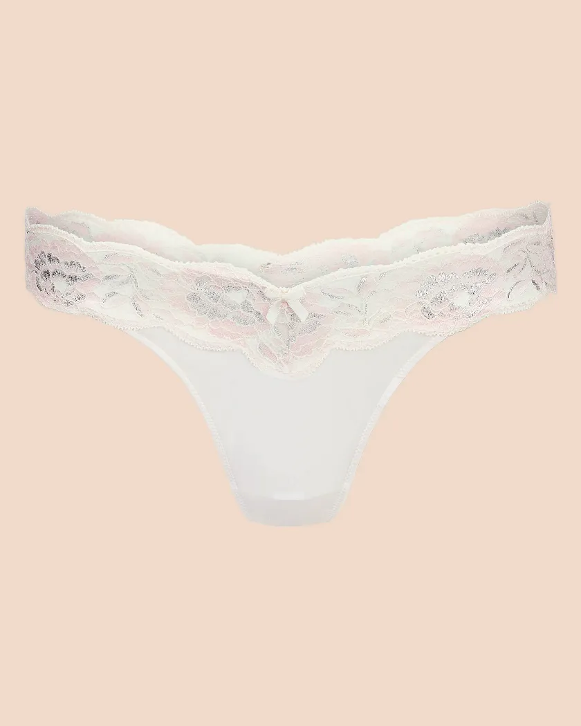 Paxton Thong Floral White panty bundle Still 2