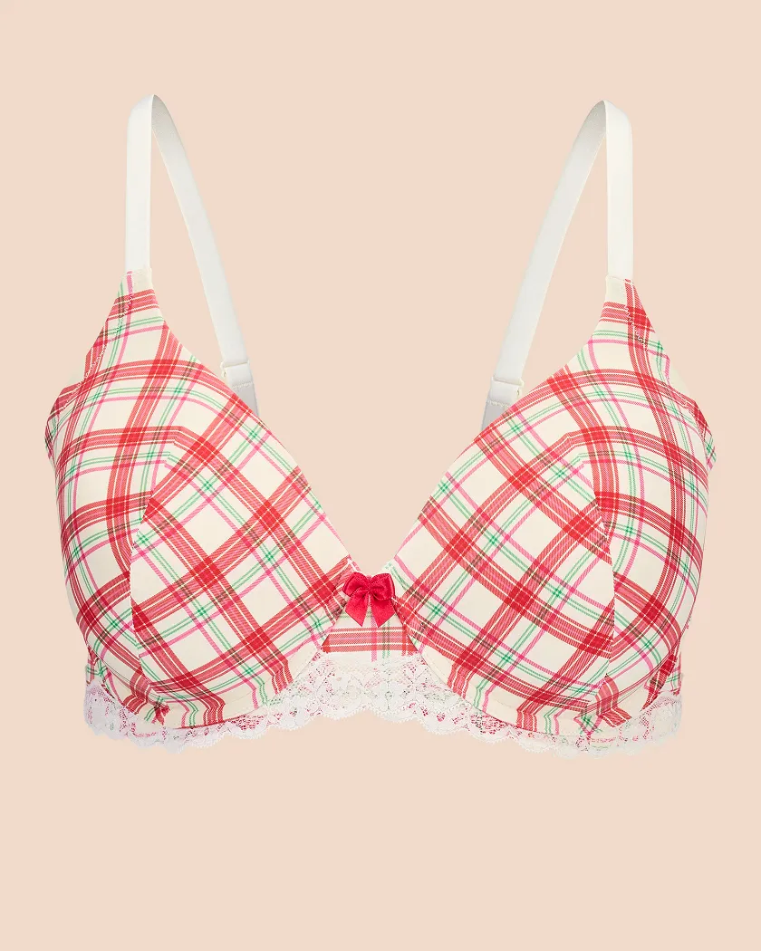 Nare Plaid Red 14 Contour bra bundle Still 2