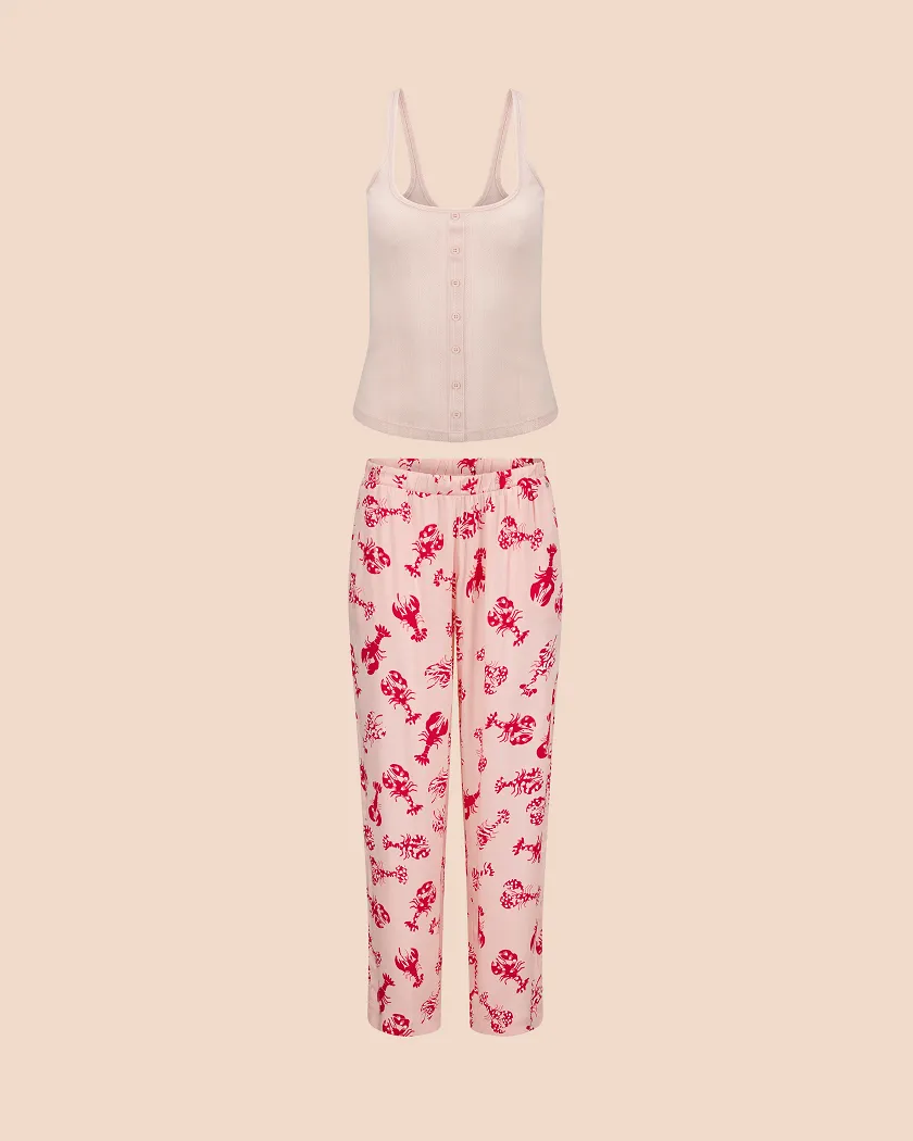 Lindsay Light Beige sleepwear bundle Still 2