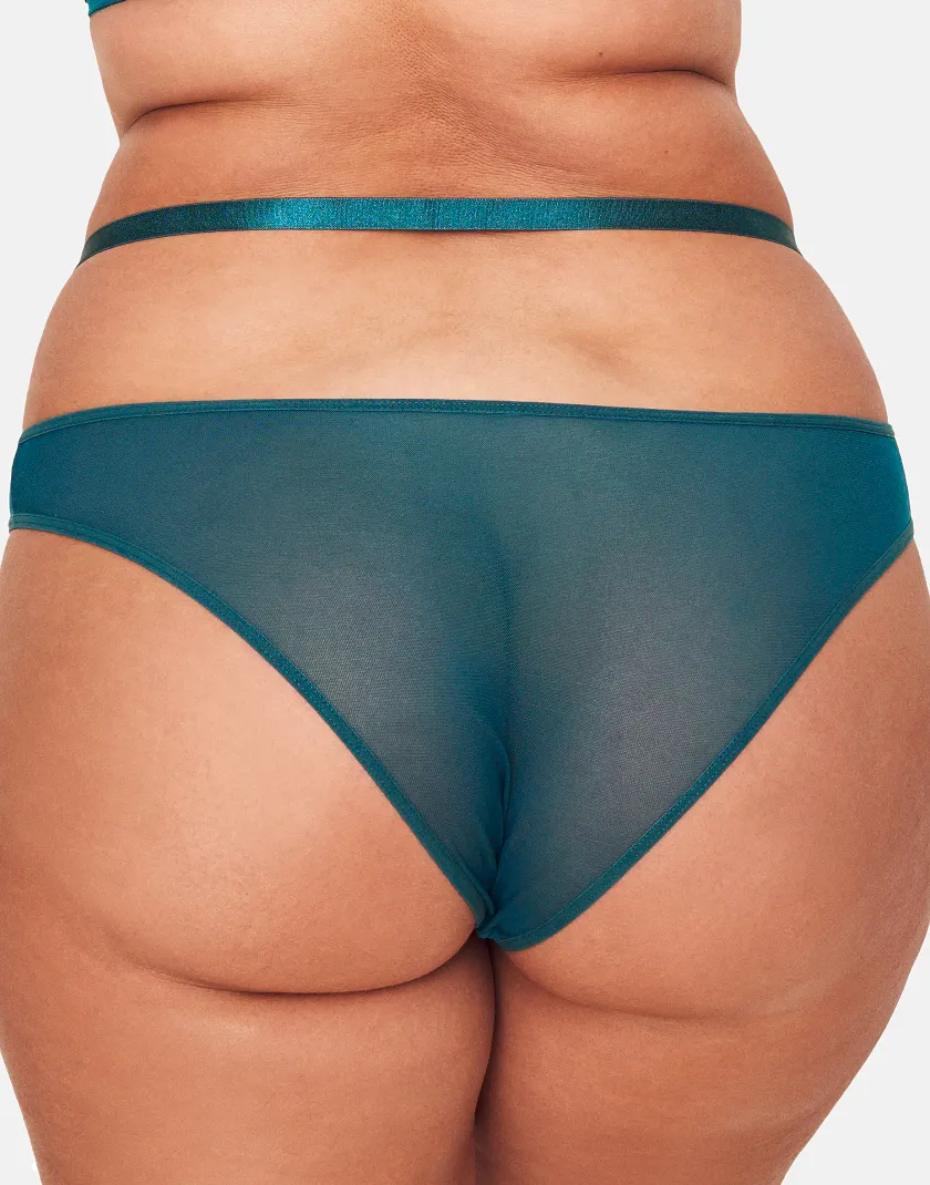Kaia Solo Cheeky Dark Blue 2 panty bundle Model 4