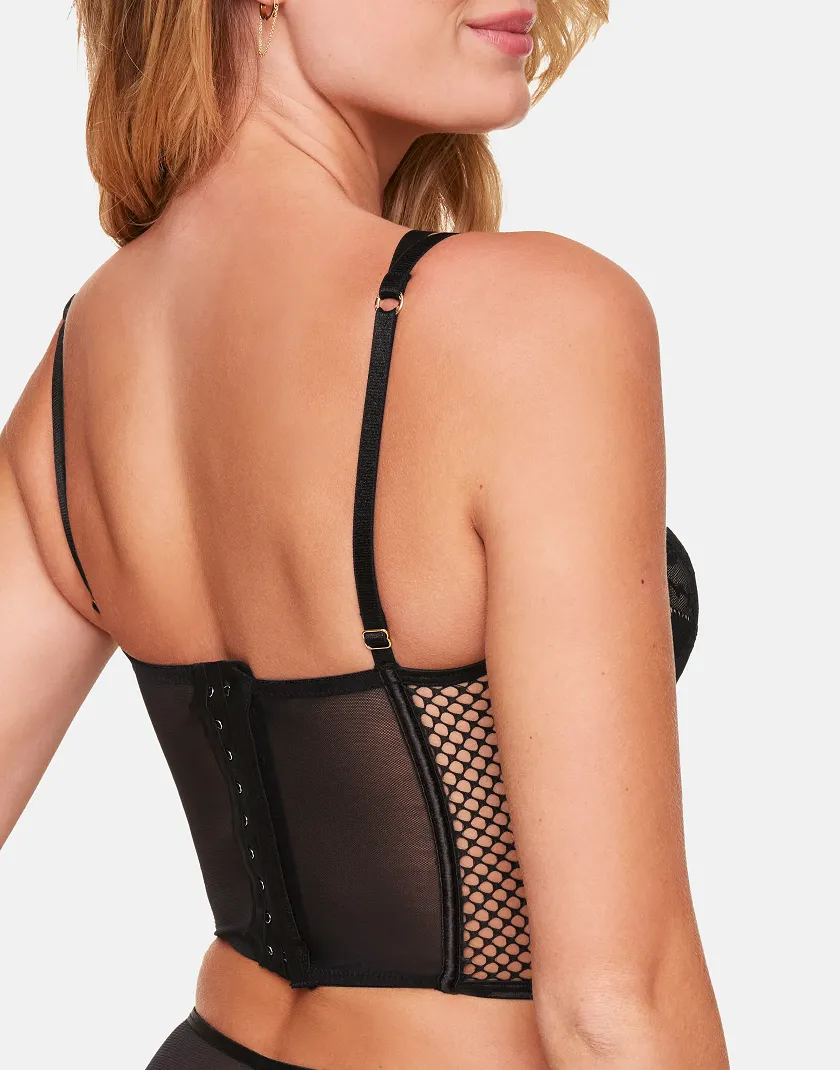 Dominika Black 2 Lined corset bundle Model 3