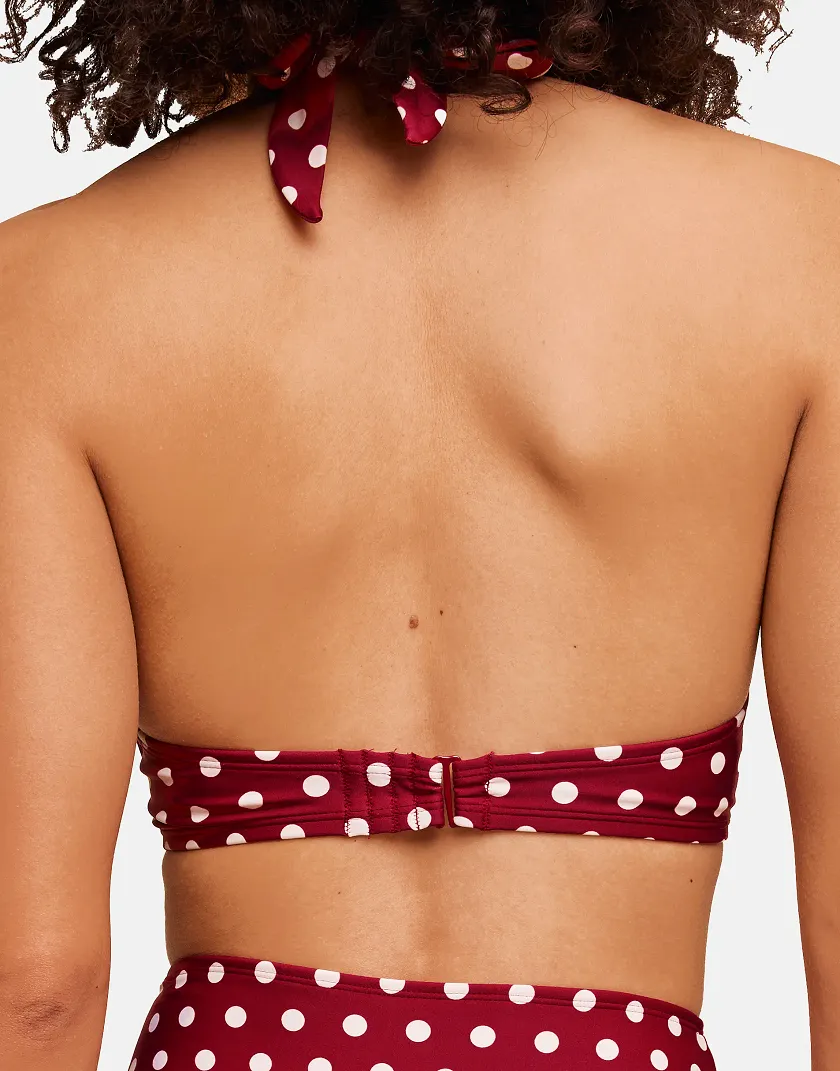 Shelbie B1 Dot Red 2 Contour swimwear bundle Model 7