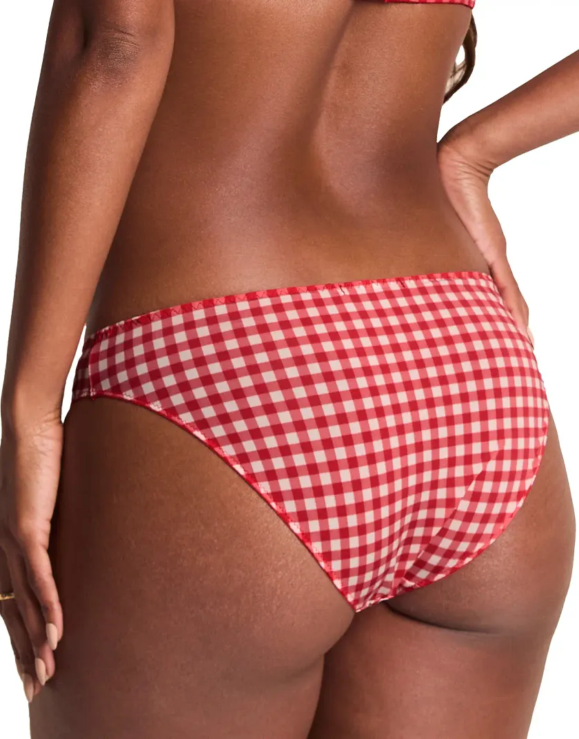 Gretl Bikini Plaid Pink panty bundle Model 2