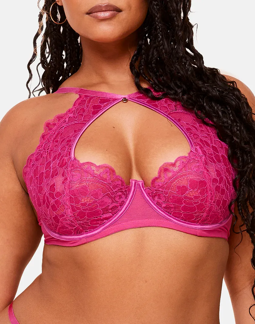 Talulah Dark Pink 2 Plus Unlined bra bundle Model 2