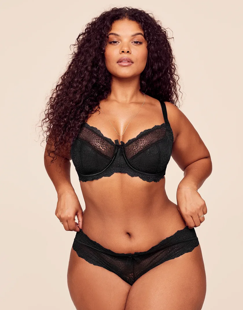 Hannalee Black 3 Unlined bra bundle Model 6