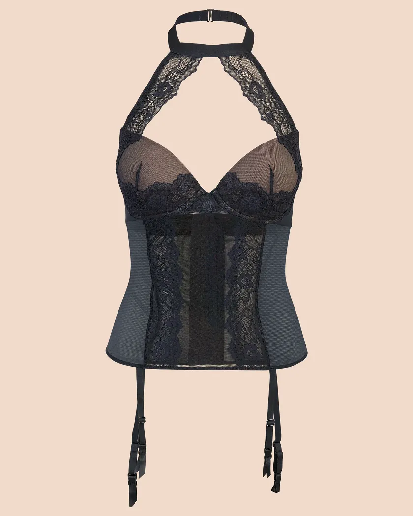 Shelly Black 2 Push Up corset bundle Still 4