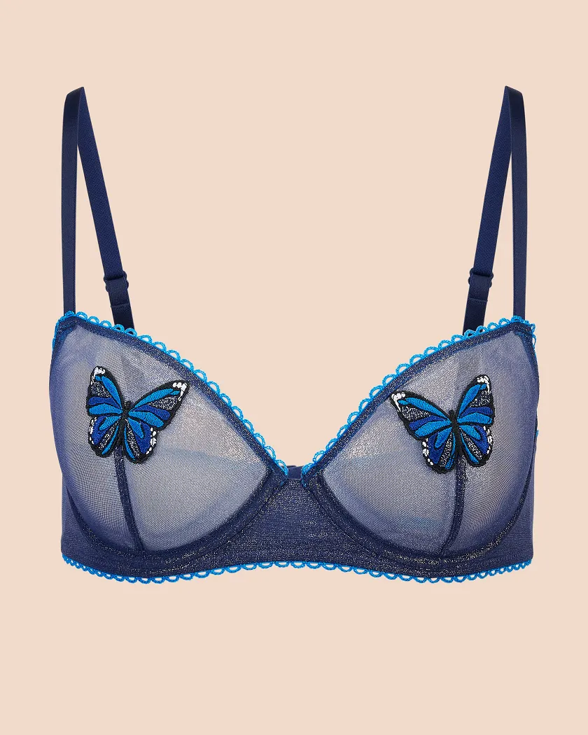 Alyshia Animal Blue 2 Unlined bra bundle Still 4