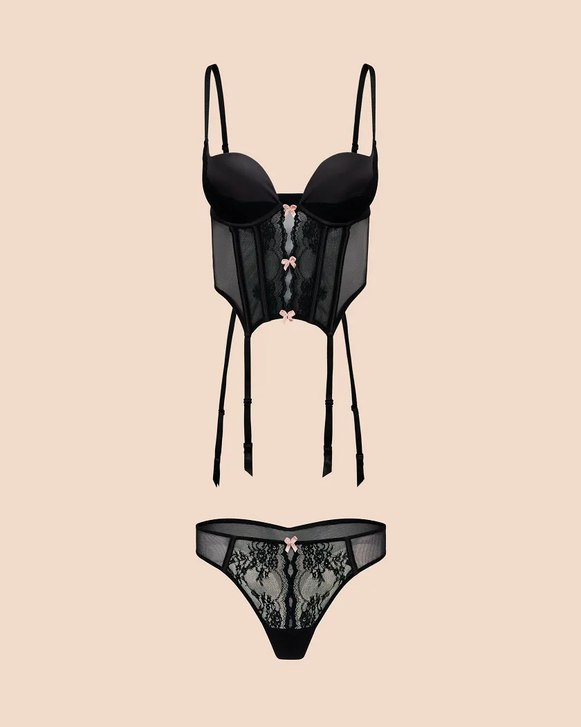 Renea Black 2 Push Up corset bundle Still 1
