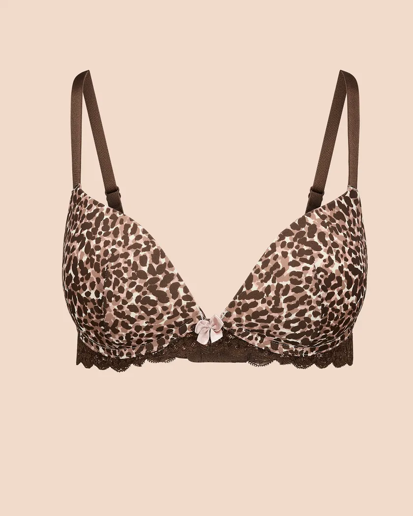 Shea Animal Brown 2 Push Up bra bundle Still 3