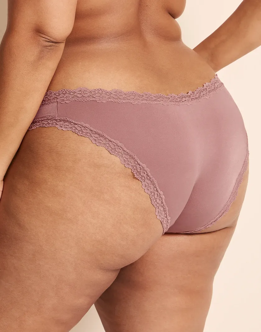 Lana Bikini Dark Pink Plus panty bundle Model 2