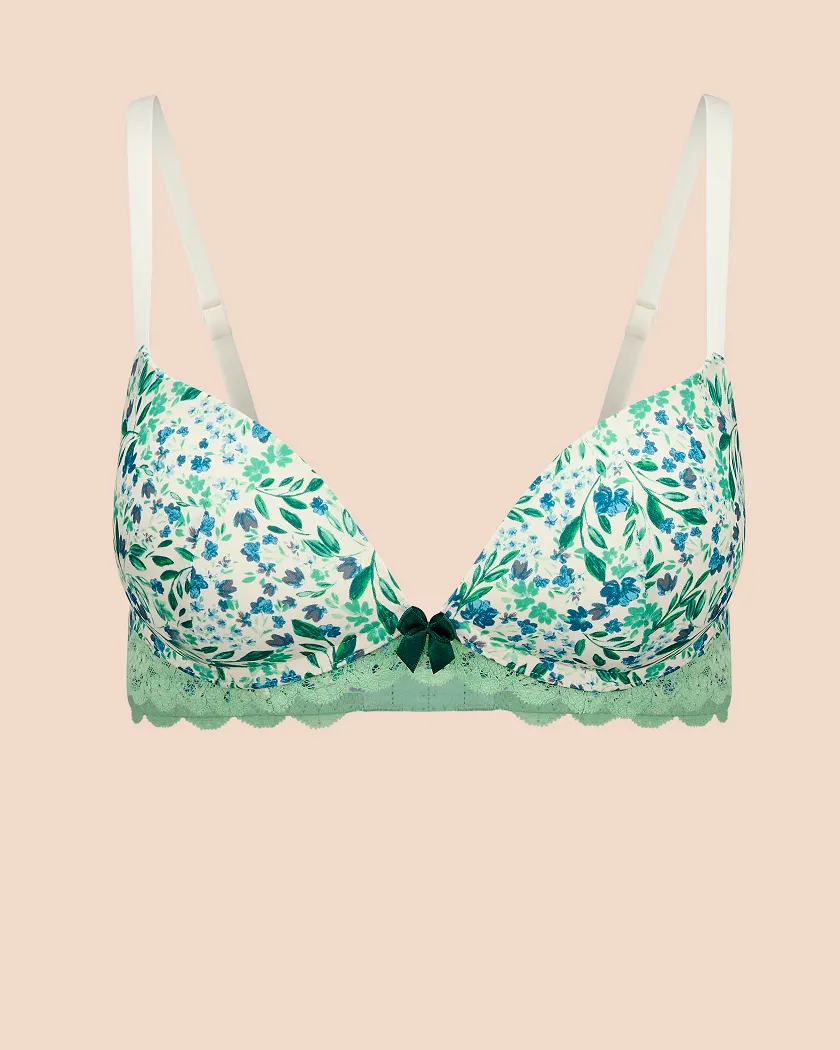 Shea Floral White 6 Push Up bra bundle Still 3