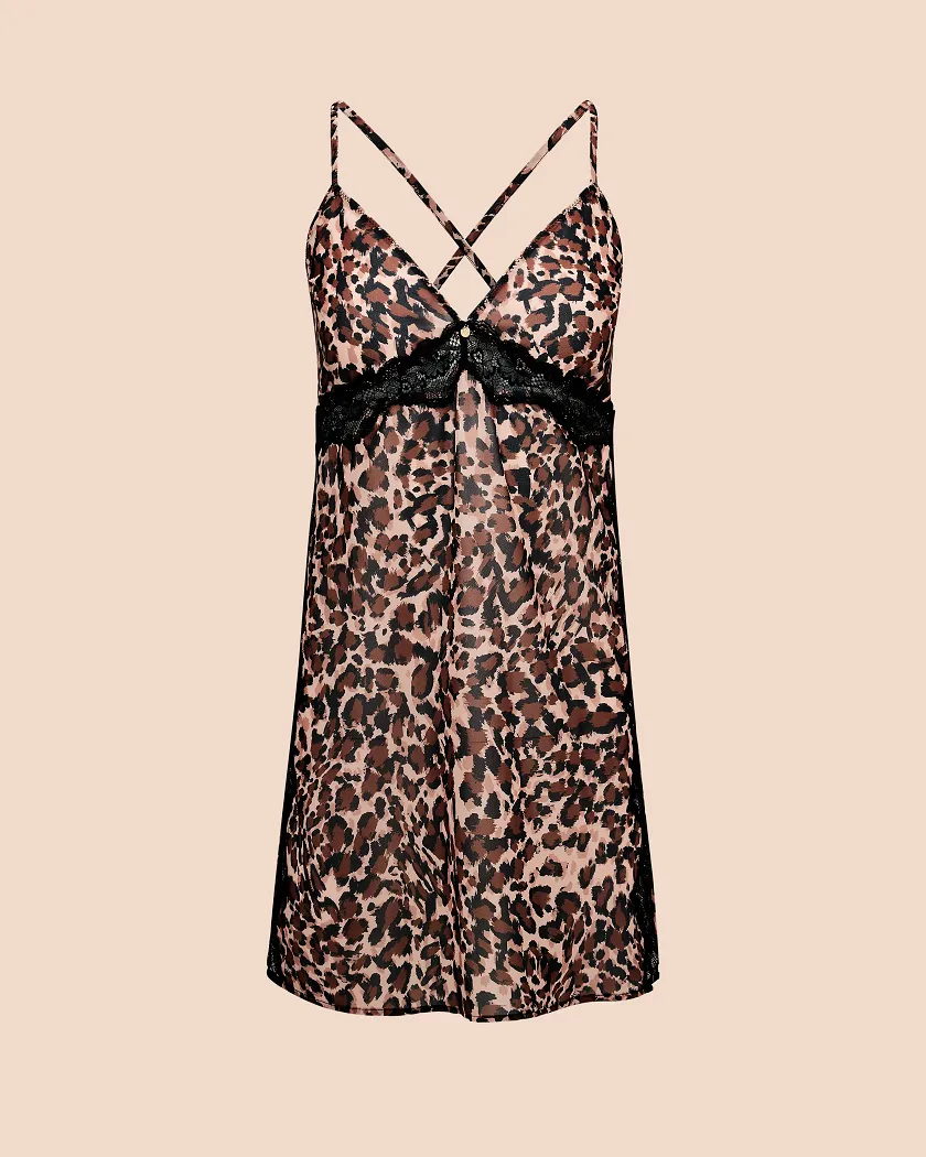 Kelee Animal Brown Unlined lingerie bundle Still 3