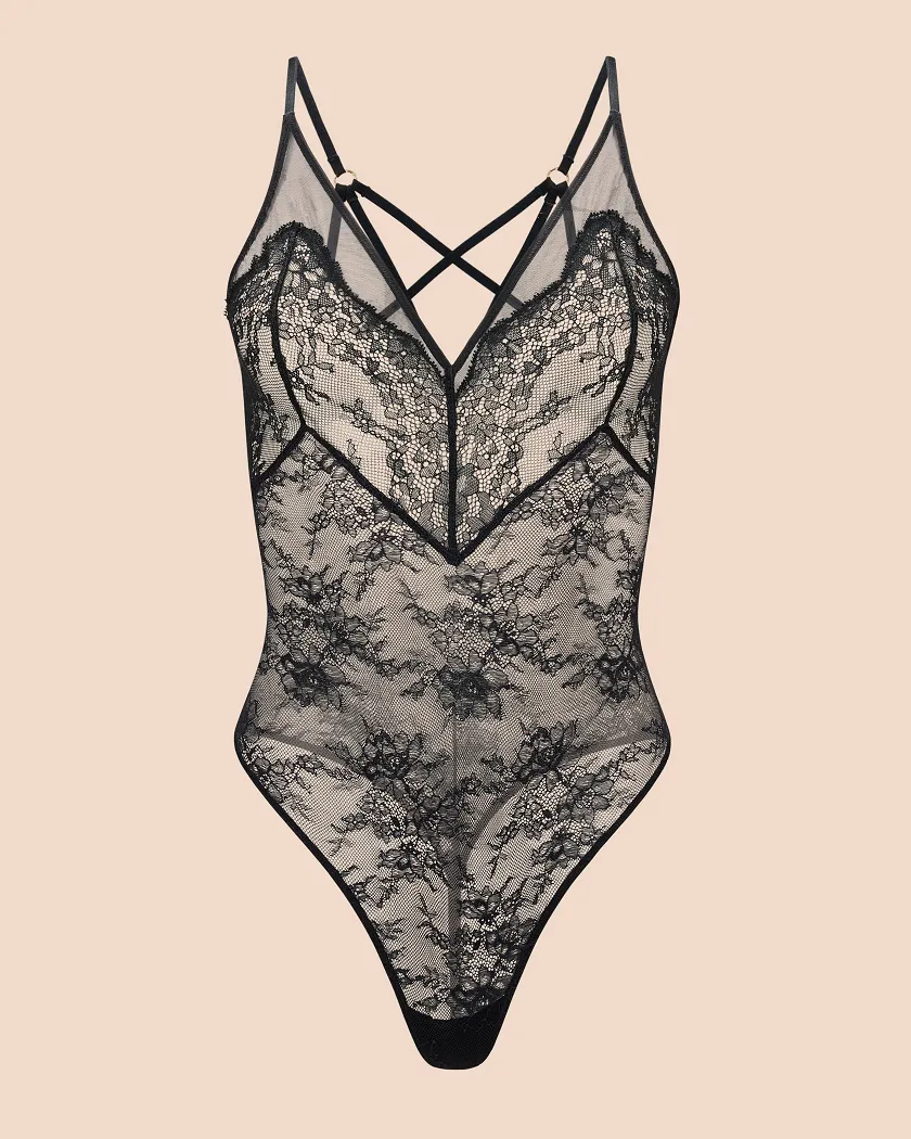 Shiba Black Unlined lingerie bundle Still 3