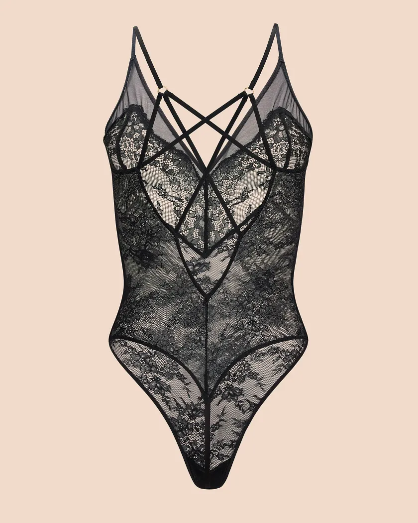 Shiba Black Unlined lingerie bundle Still 8