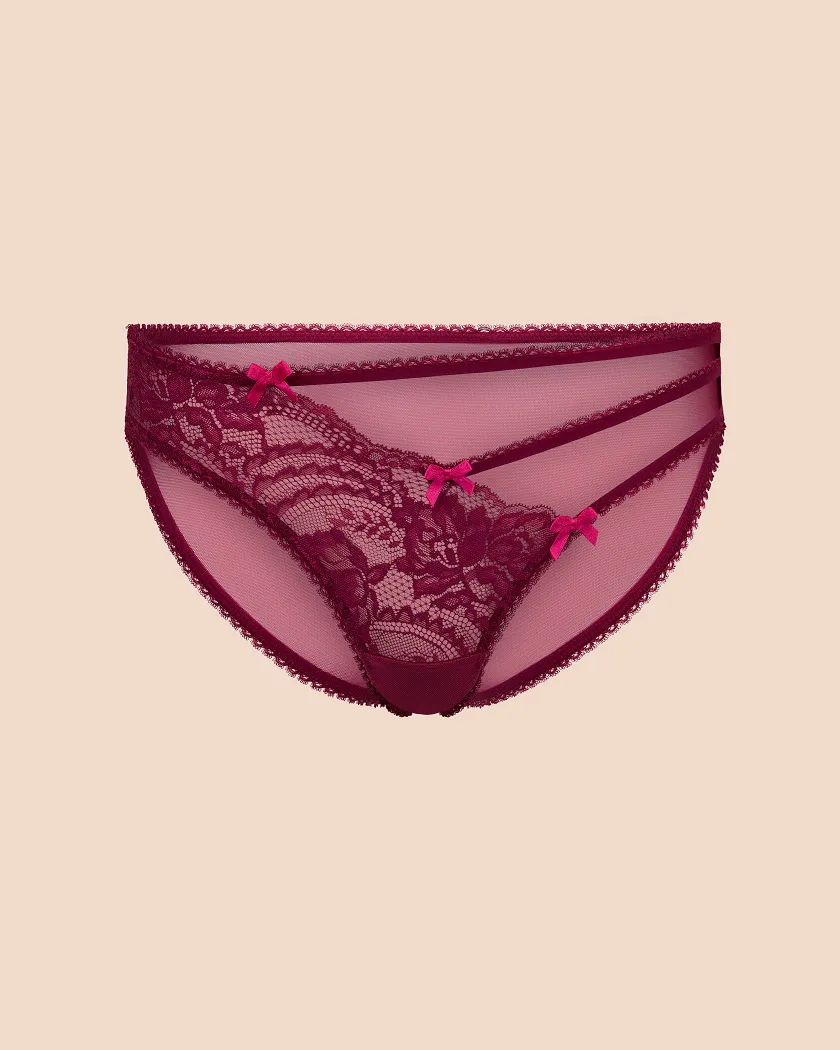Feyre Cheeky Dark Red panty bundle Still 2