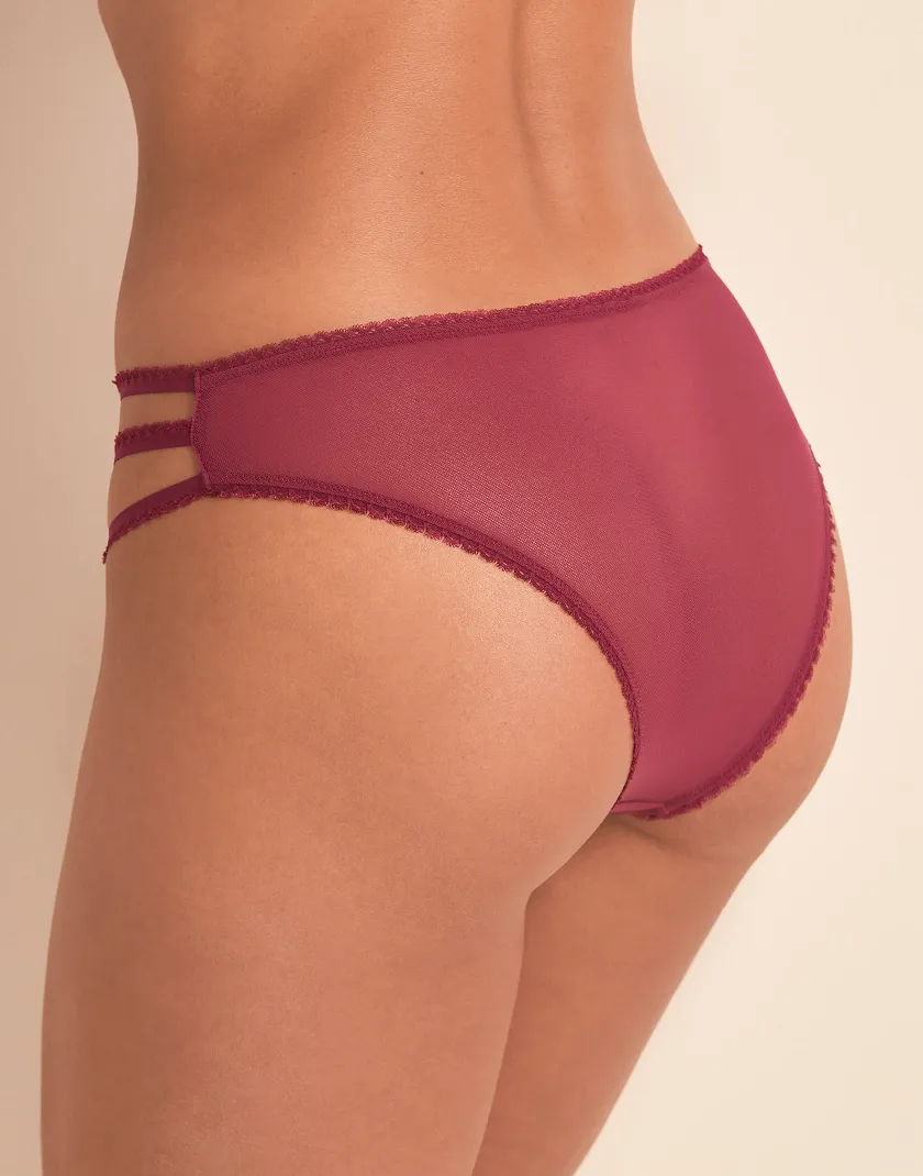 Feyre Cheeky Dark Red panty bundle Model 3
