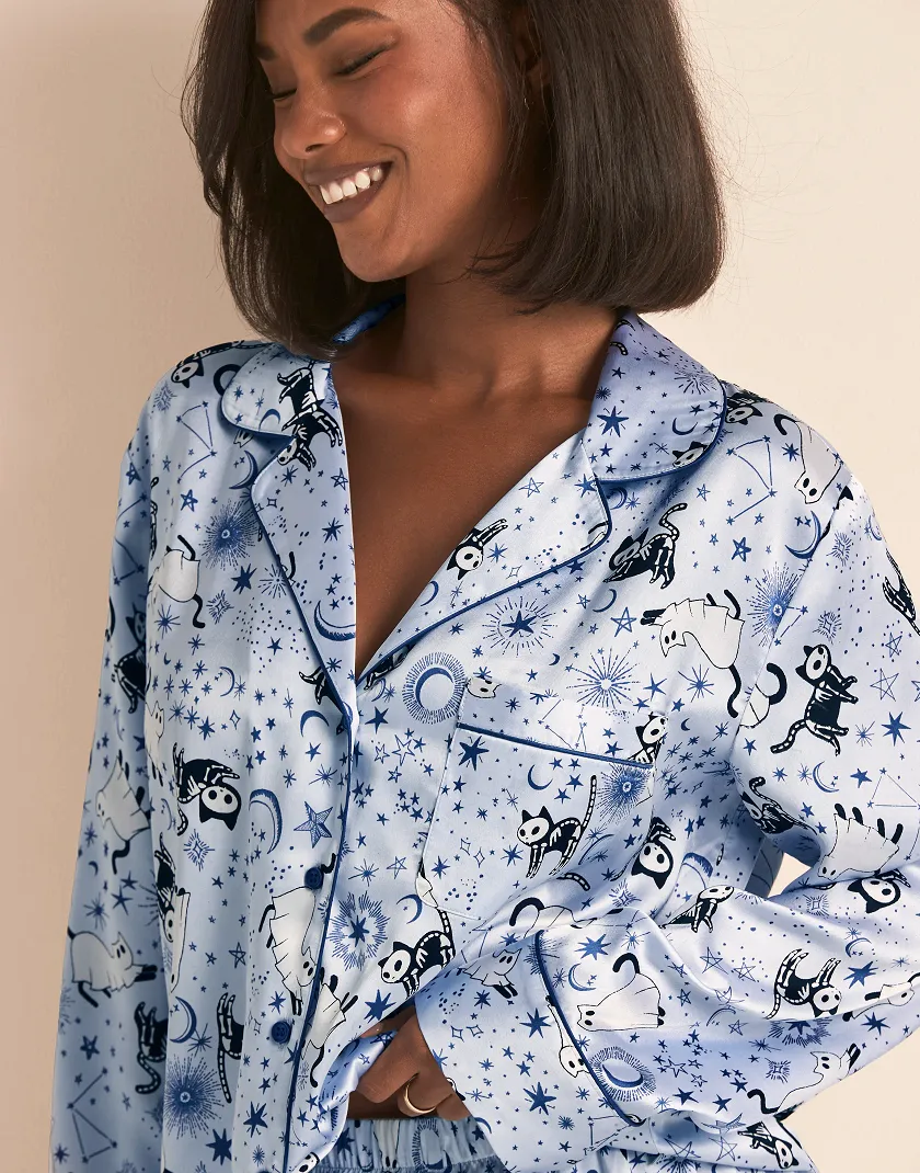 Sammi Novelty Blue sleepwear bundle Model 4
