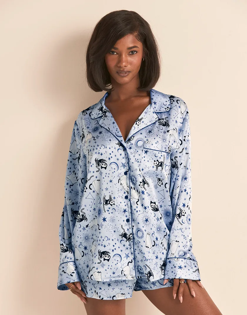 Sammi Novelty Blue sleepwear bundle Model 1