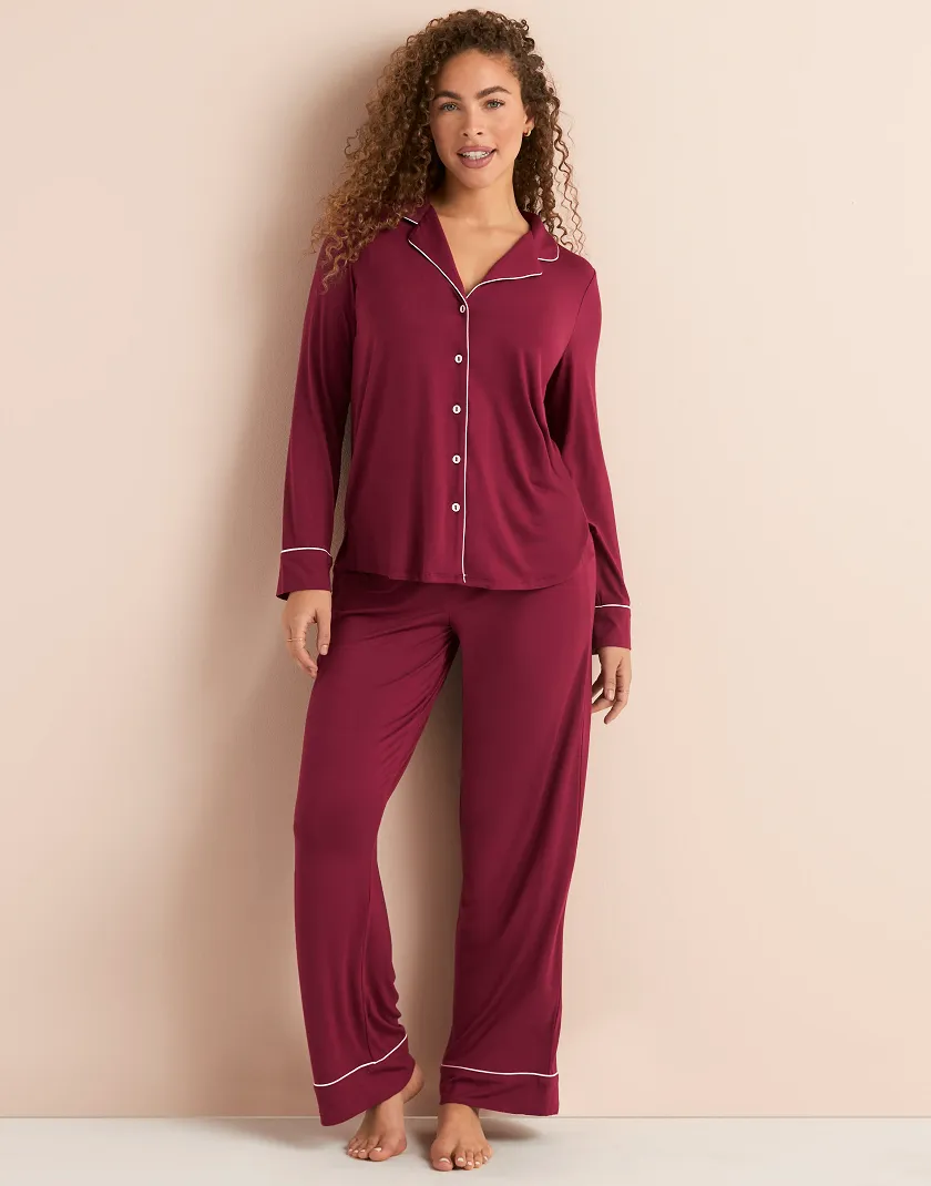 Matilda B1 Dark Red sleepwear bundle Model 1