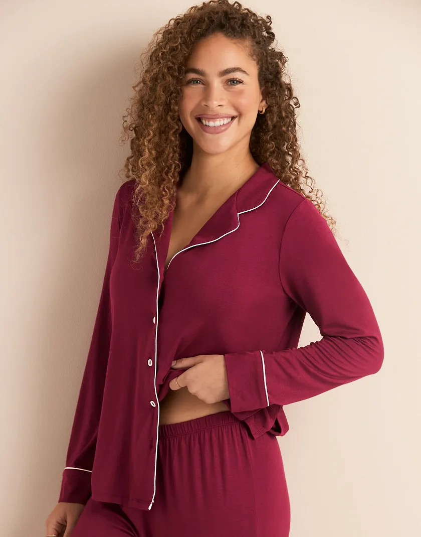 Matilda B1 Dark Red sleepwear bundle Model 4
