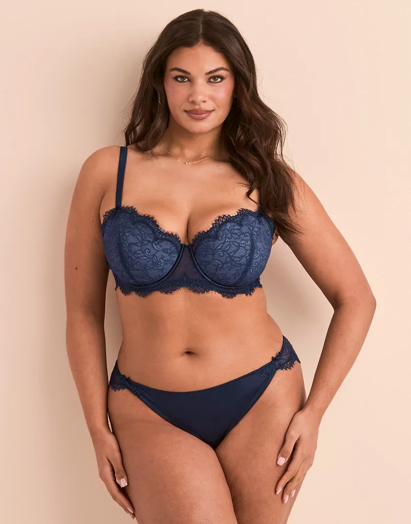 Karah Dark Blue 2 Push Up bra bundle Model 7