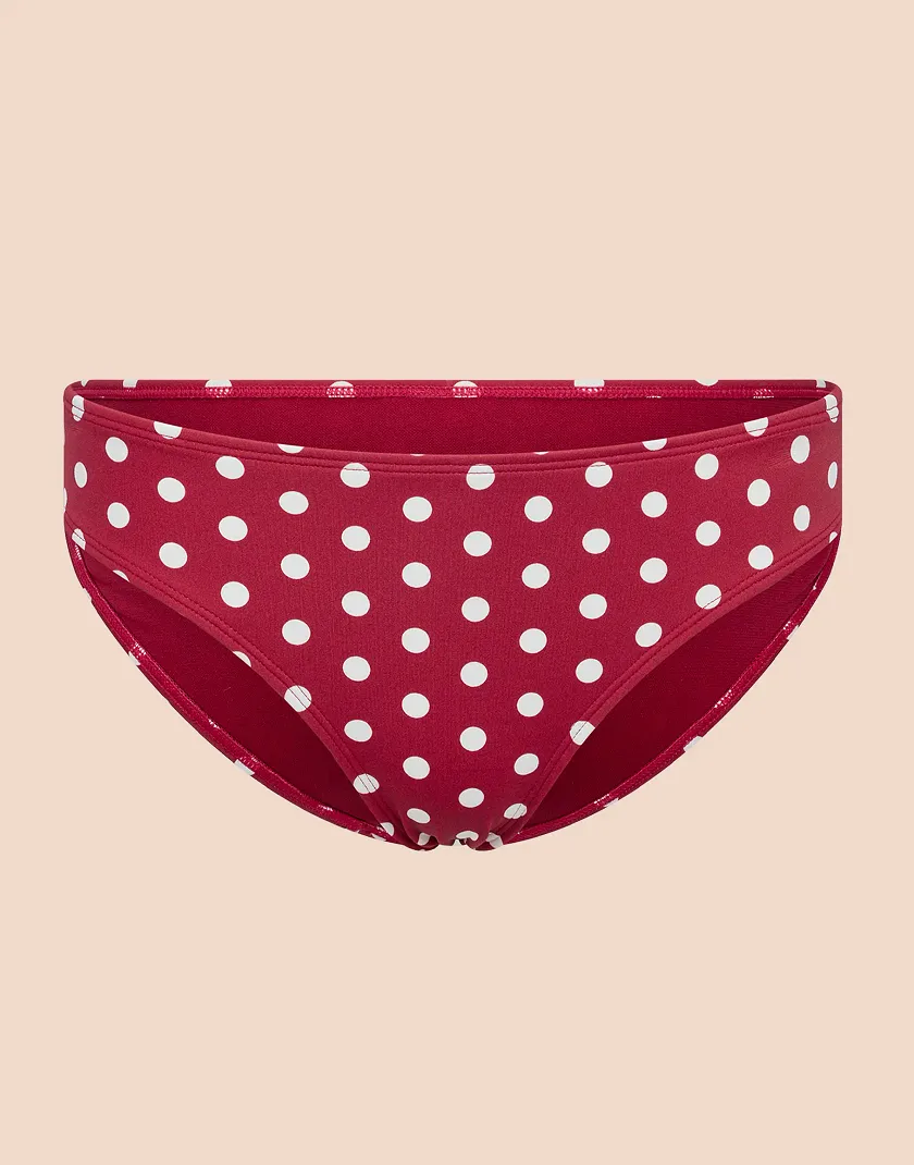 Shelbie B1 Dot Red swimwear bundle Still 2