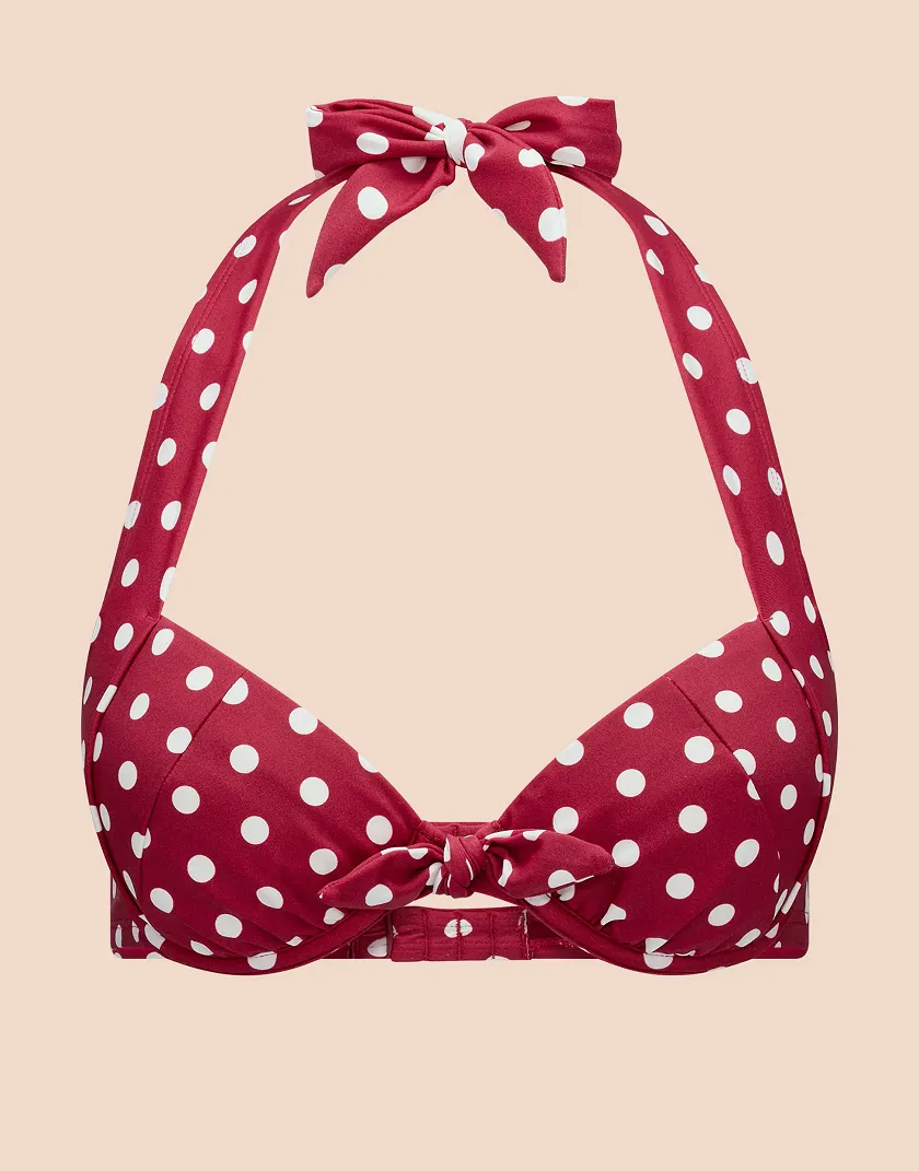 Shelbie B1 Dot Red 2 Contour swimwear bundle Still 3