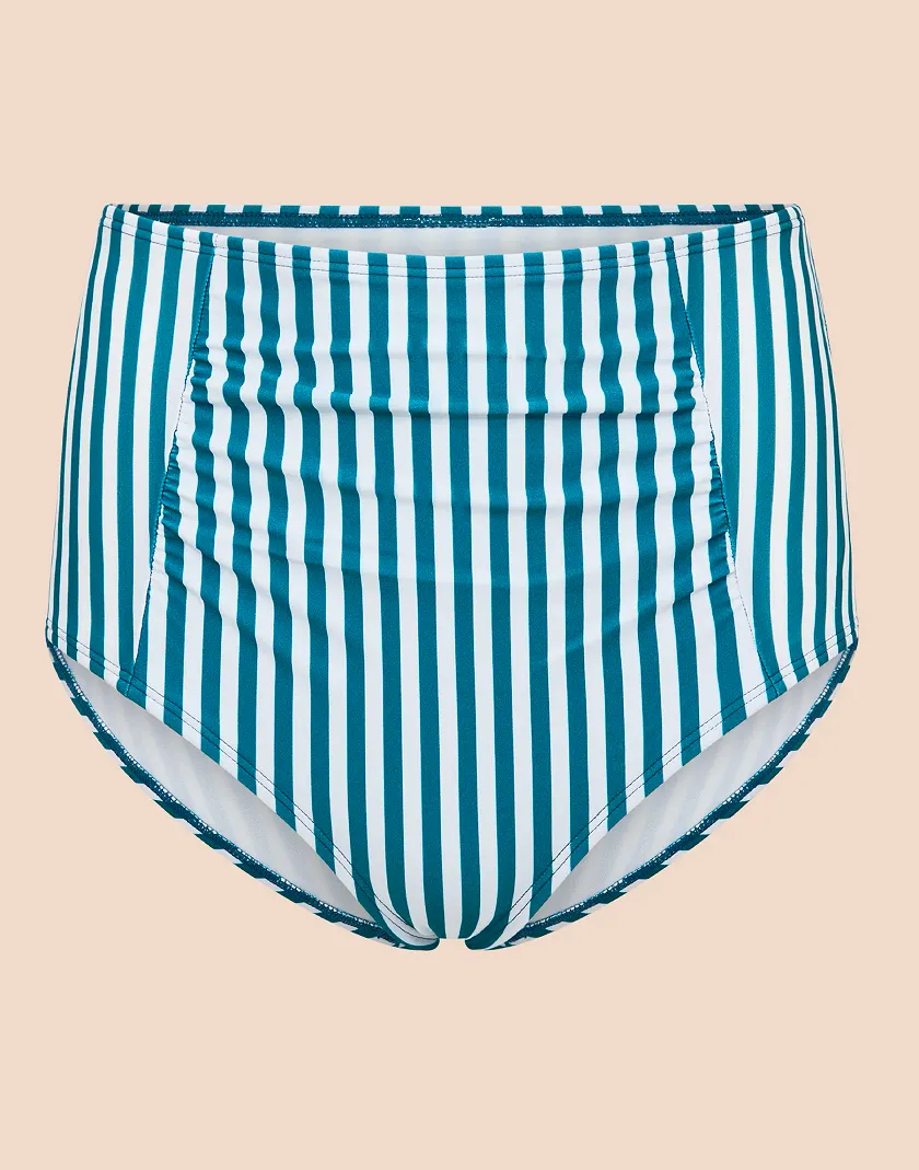 Shelbie B1 Stripe Blue swimwear bundle Still 3