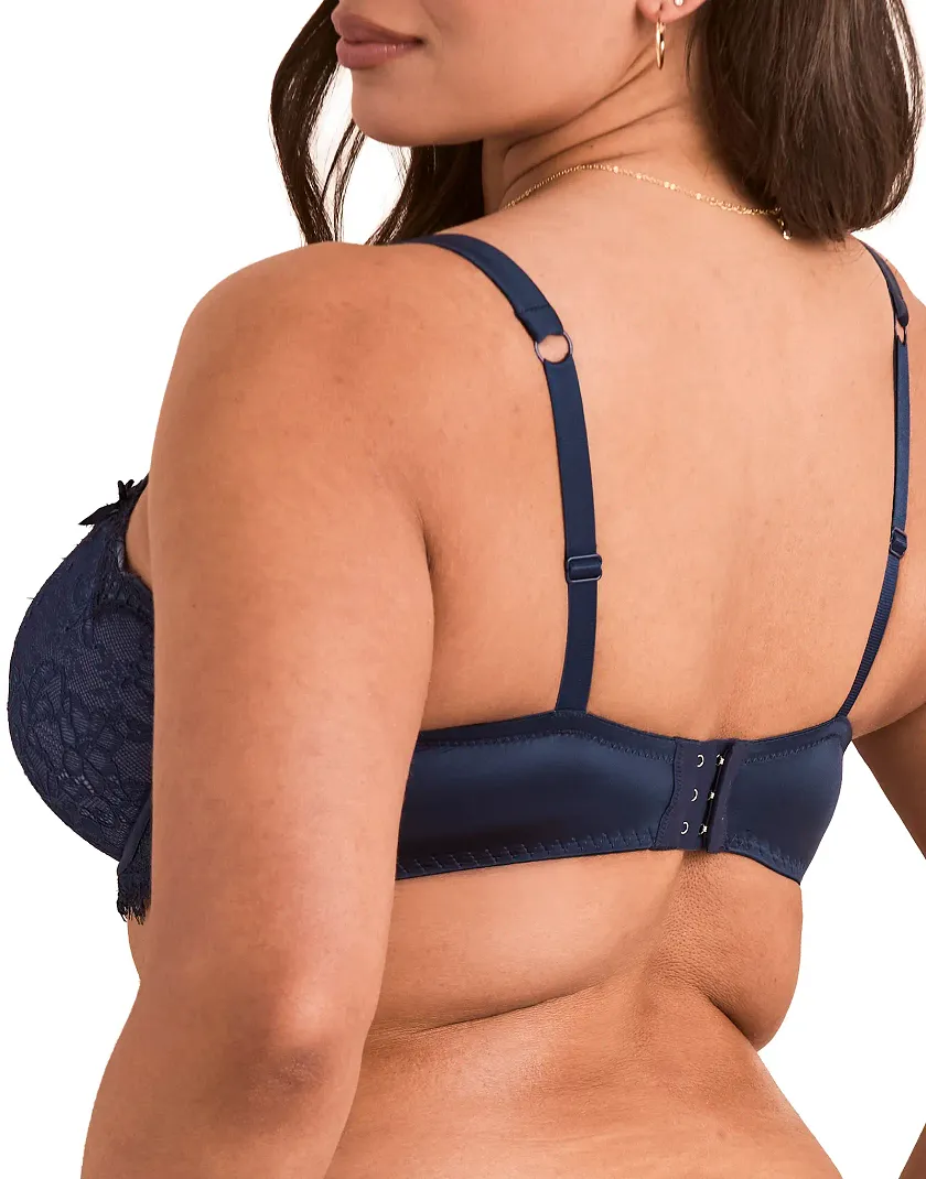 Karah Dark Blue 2 Push Up bra bundle Model 4