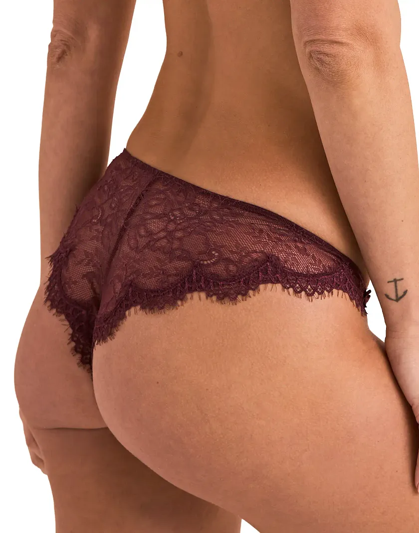 Karah Cheeky Dark Purple panty bundle Model 2