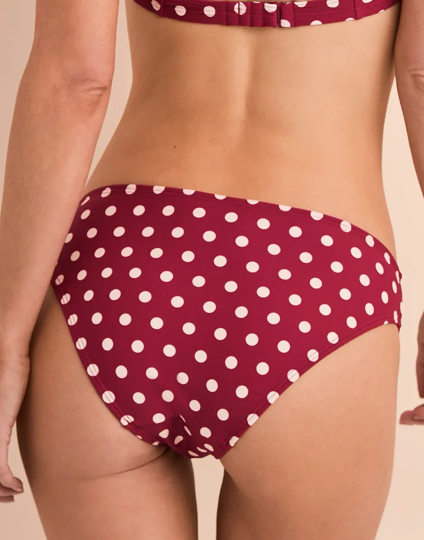 Shelbie B1 Dot Red swimwear bundle Model 3