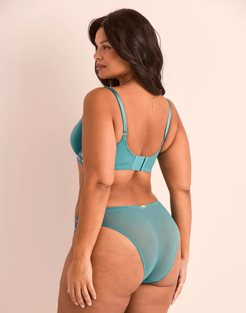Vicky Dark Blue 2 Unlined bra bundle Model 7