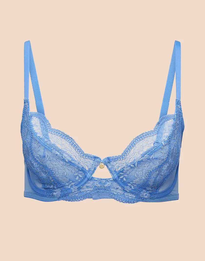 Elea Medium Blue 2 Unlined bra bundle Still 5
