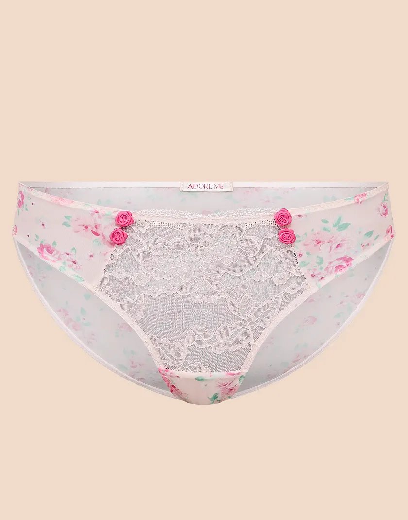 Gretel Bikini Floral Pink panty bundle Still 3