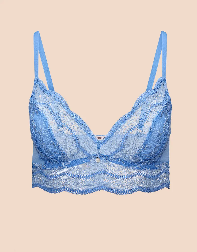 Suzanne Medium Blue 2 Unlined bra bundle Still 5