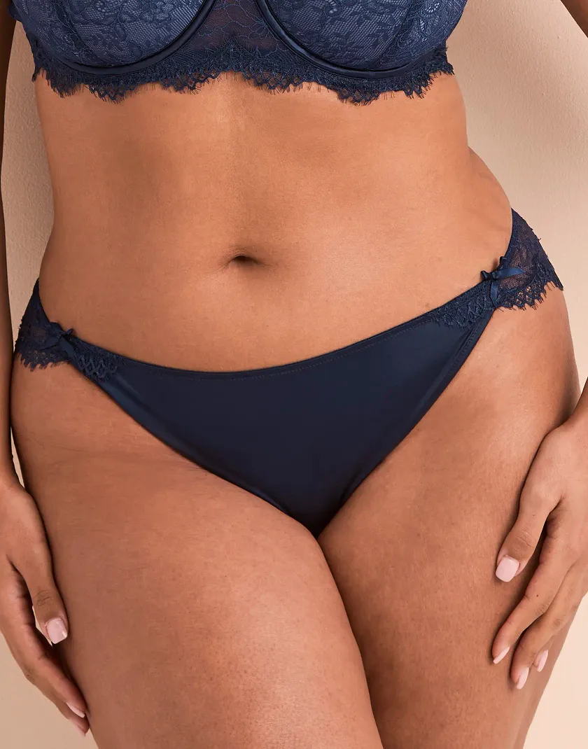 Karah Cheeky Dark Blue panty bundle Model 1