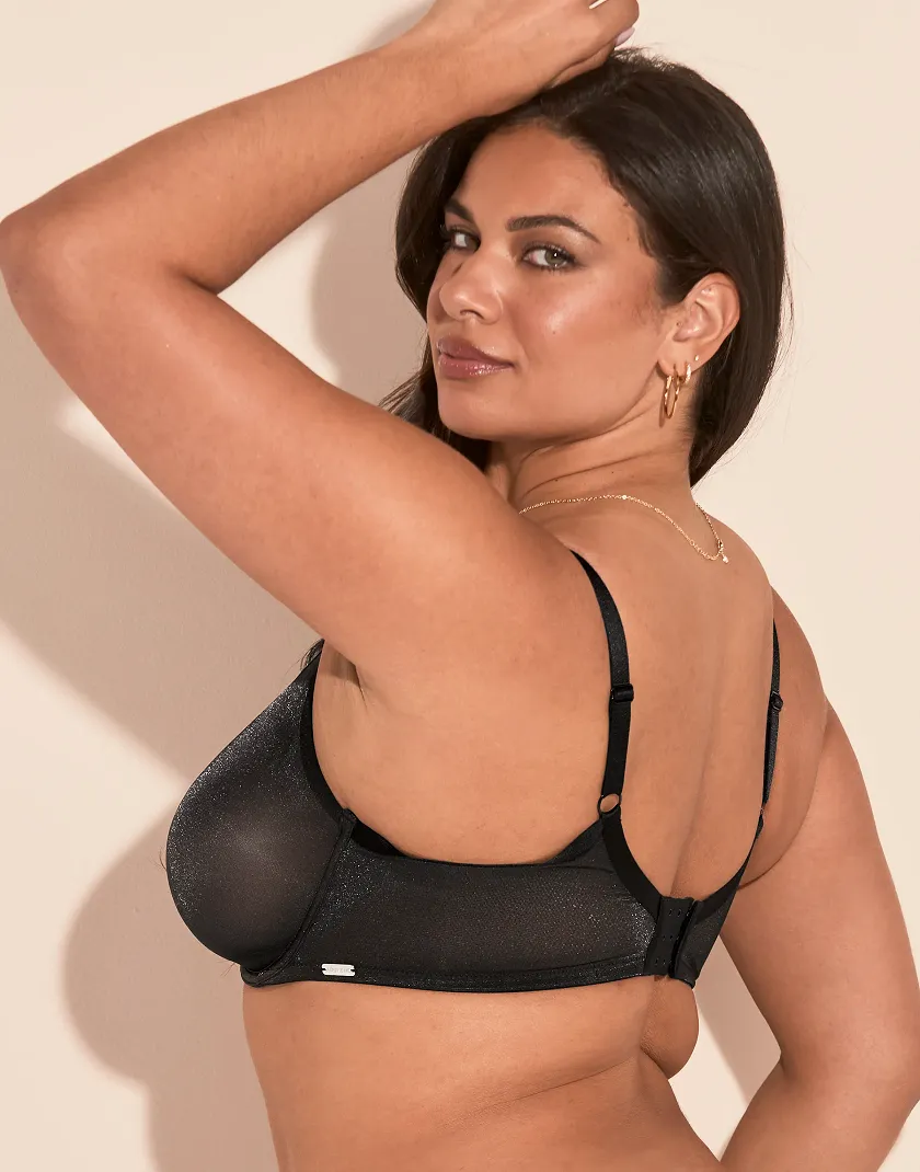Hariette B1 Black 2 Unlined bra bundle Model 2